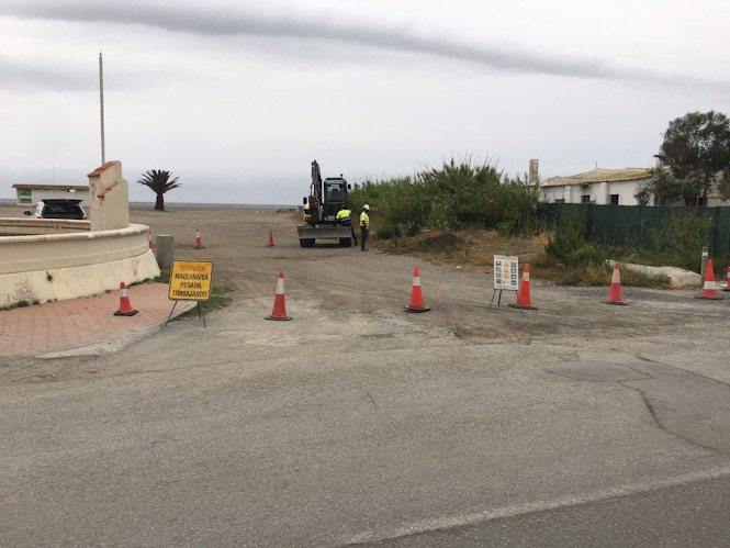 Obras en la Playa del Poniente (AYTO. MOTRIL) 
