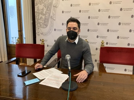 El concejal del PSOE en el Ayuntamiento de Granada, Eduardo Castillo (PSOE) 