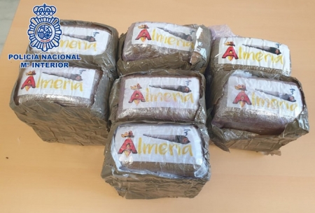 Resina de hachís incautada (POLICÍA NACIONAL) 