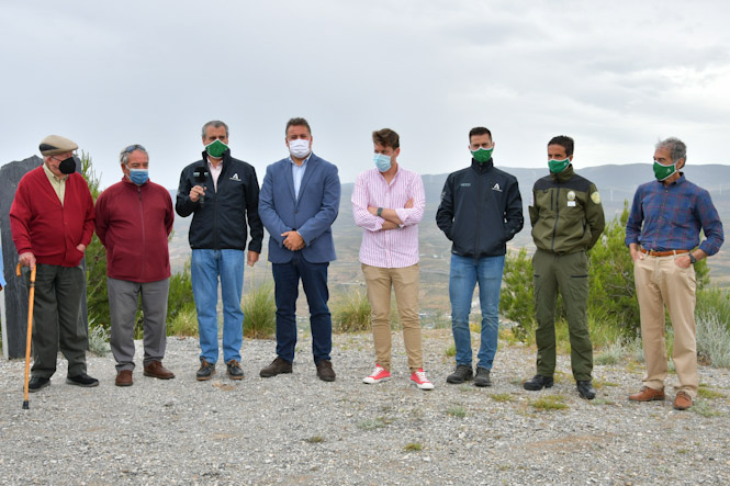 Imagen de la visita al Mirador Padre Ferrer (JUNTA)