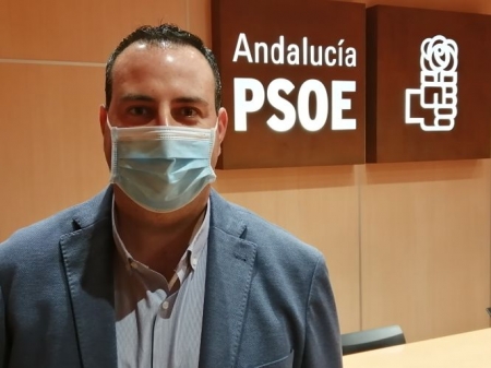   El secretario de Organización del PSOE de Granada, Álex Casares (PSOE)