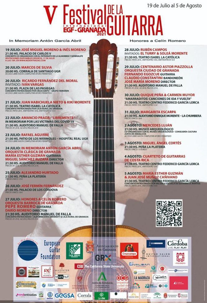 Programa del certamen de Guitarra (AYTO.GRANADA)