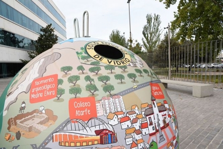 Contenedor de reciclaje de vidrio (DIPUTACIÓN)