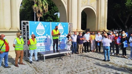 Manifestación en Almuñécar por las canalizaciones de Rules (AYUNTAMIENTO) 