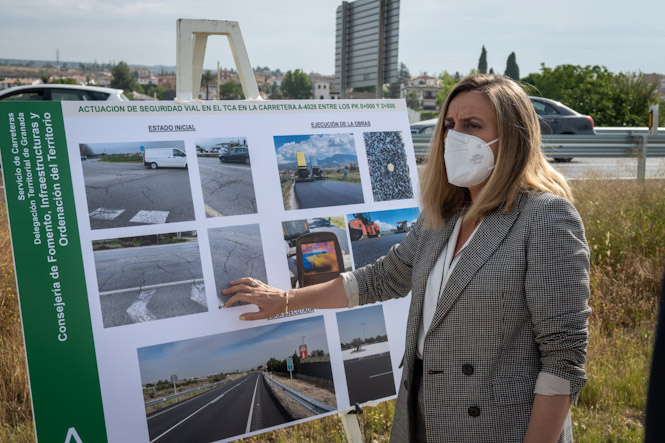 Marifran Carazo ha visitado la A-4028 (JUNTA)