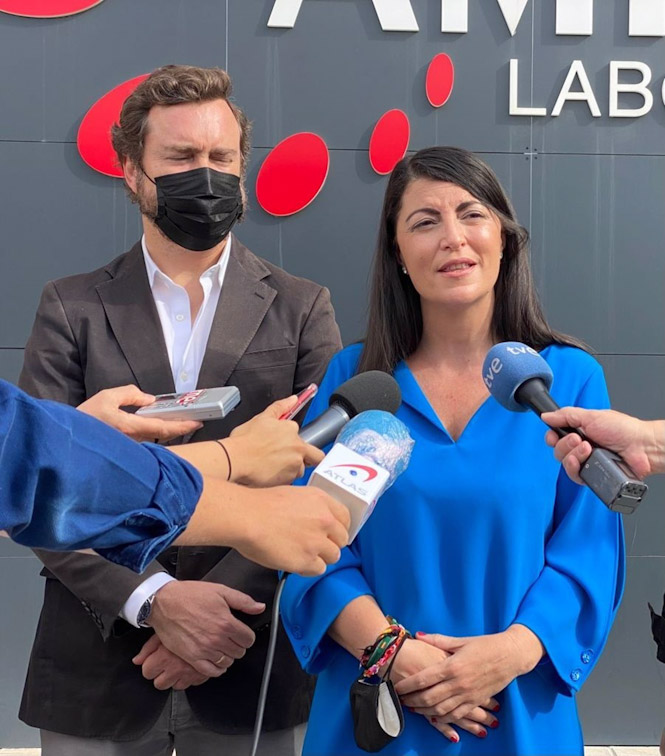 Iván Espinosa de los Monteros y Macarena Olona (VOX)