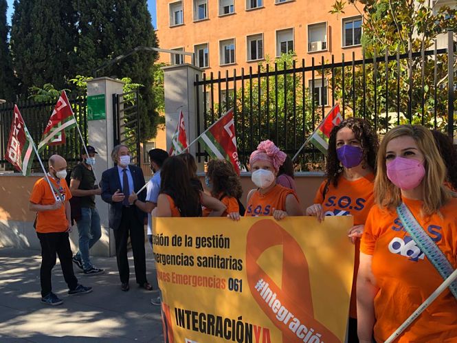 Imagen de la concentración (CCOO)