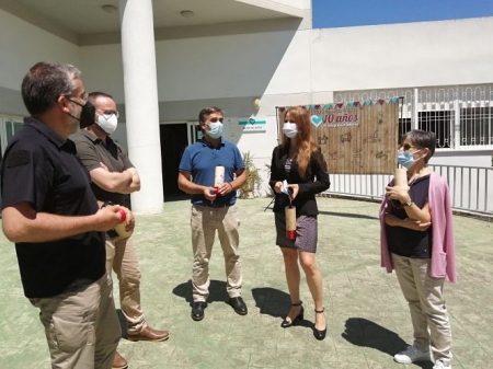 La Delegada de empleo, Virginia Fernández ha visitado la FUndación Purísima Concepción (JUNTA)