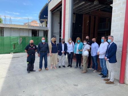 Imagen de la visita al Parque de Bomberos de Motril (DIPUTACIÓN) Imagen de la visita al Parque de Bomberos de Motril (DIPUTACIÓN)