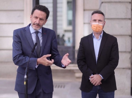 Edmundo Bal junto al diputado Guillermo Díaz (EUROPA PRESS/E. PARRA. POOL) 