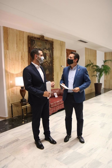 Los alcaldes de Almería y Córdoba, Ramón Fernández-Pacheco y José María Bellido (AYUNTAMIENTO DE Córdoba) 