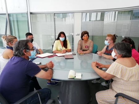 Imagen de la reunión (PODEMOS) Imagen de la reunión (PODEMOS)