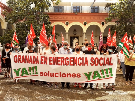Imagen de la concentración (CCOO)