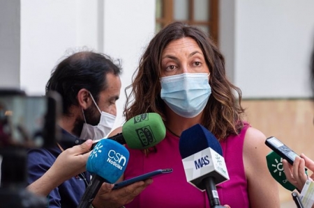 Loles López, este jueves en el Parlamento (ANTONIO DELGADO-ROIG/PP-A) 