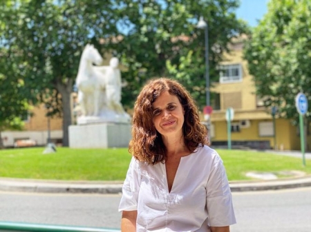 La responsable de Más País en Andalucía y coportavoz federal de la formación, Esperanza Gómez (MÁS PAÍS ANDALUCÍA)