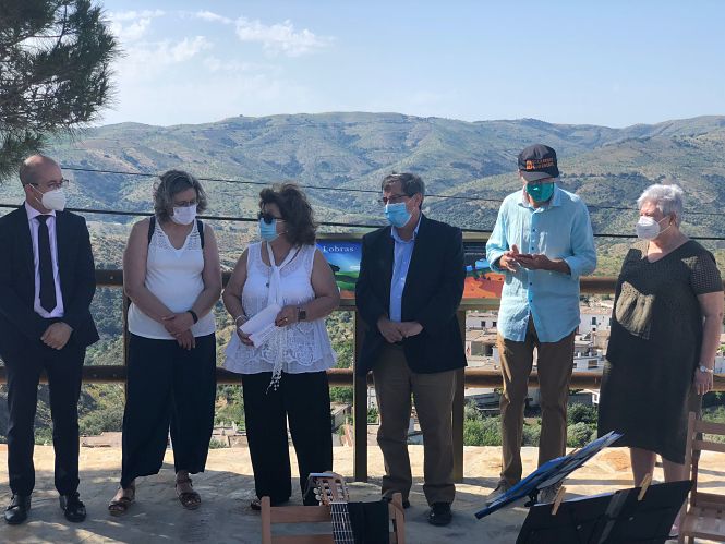 Imagen de la visita al Mirador (DIPUTACIÓN) 