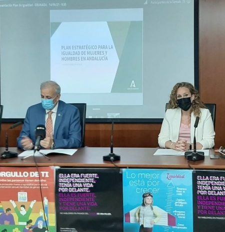 Manuel Montalvo y Ruth Martos han presentado el plan de iguakldad (JUNTA)