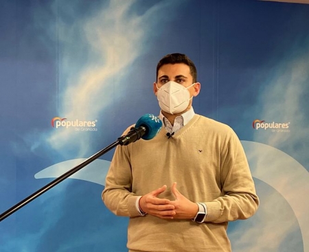 El parlamentario andaluz del PP, Rafael Caracuel (PP) 