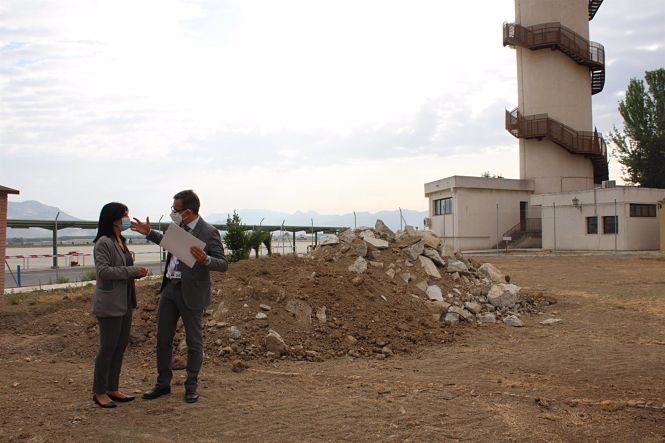 El aeropuerto de Granada inicia la obra de reforma y ampliación del edificio terminal. (AENA)