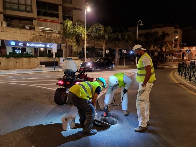 Tareas de desratización (AYTO. ALMUÑÉCAR)
