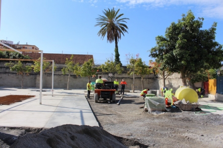 Obras en el centro educativo (AYTO. MOTRIL)