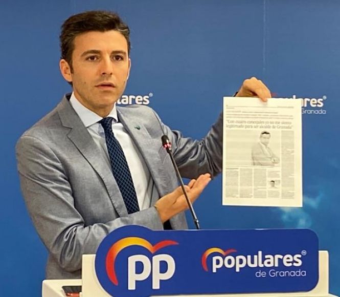 El Secretario general del PP, Jorge Saavedra (PP)