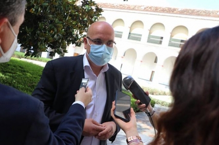 El parlamentario andaluz de CS, Raúl Fernández (CIUDADANOS) 