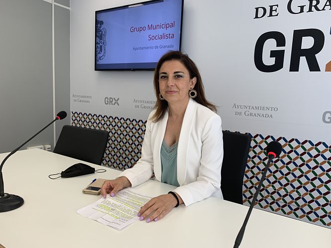 La concejala del PSOE en el Ayuntamiento de Granada, Raquel Ruz (PSOE) 