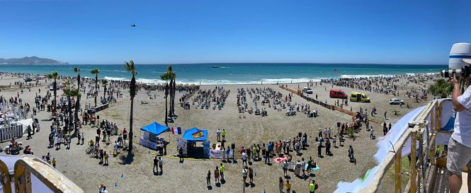 Vista aérea de la Playa del Poniente (MDAD. COSTA TROPICAL) 