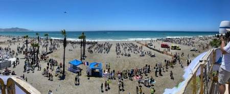 Vista aérea de la Playa del Poniente (MDAD. COSTA TROPICAL) 