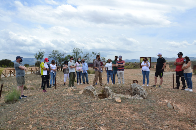 Imagen de la visita al Geoparque (DIPUTACIÓN)