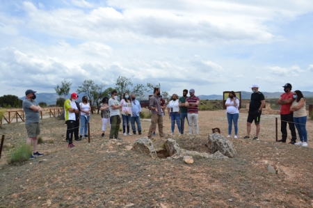 Imagen de la visita al Geoparque (DIPUTACIÓN)