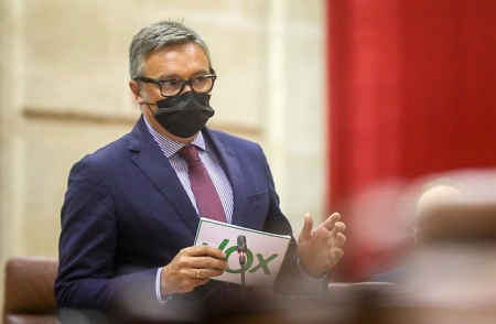 El portavoz del grupo parlamentario Vox, Manuel Gavira, en una foto de archivo (MARÍA JOSÉ LÓPEZ - EUROPA PRESS)