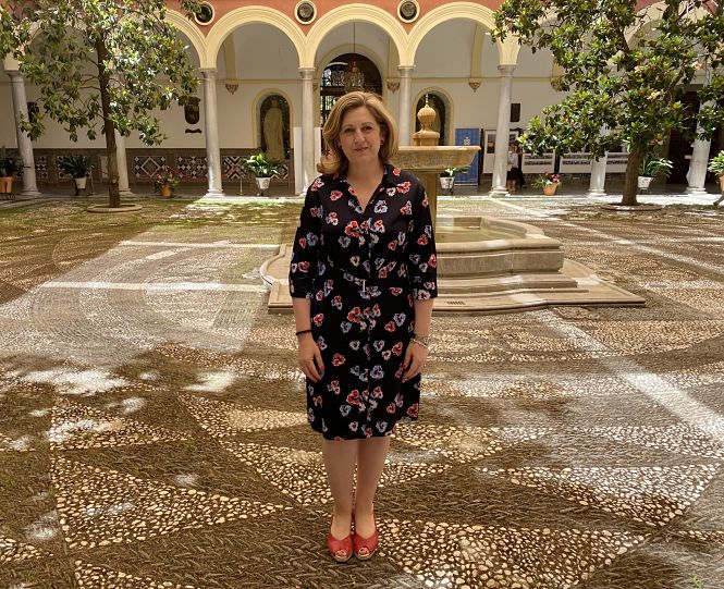 La Concejal de Vox en el Ayuntamiento de Granada, Beatriz Sánchez (VOX)