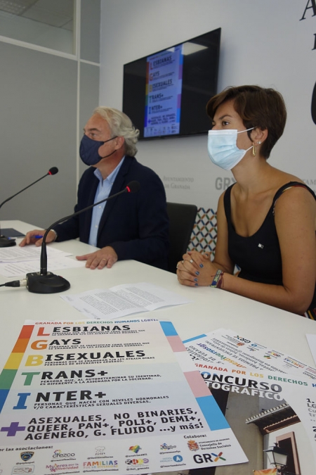 Presentación de las actividades por el día del orgullo LGBTI+ )JAVIER ALGARA / AYUNTAMIENTO)