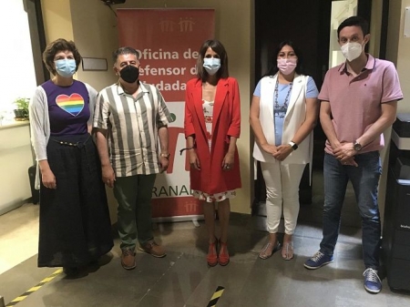 Imagen de la reunión con el Defensor del Ciudadano (PODEMOS) 