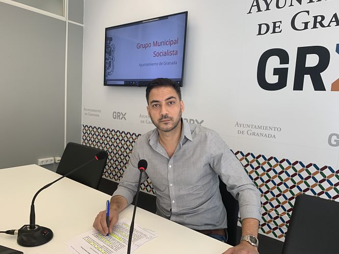 El concejal del PSOE en el Ayuntamiento de Granada, Eduardo Castillo (PSOE) 