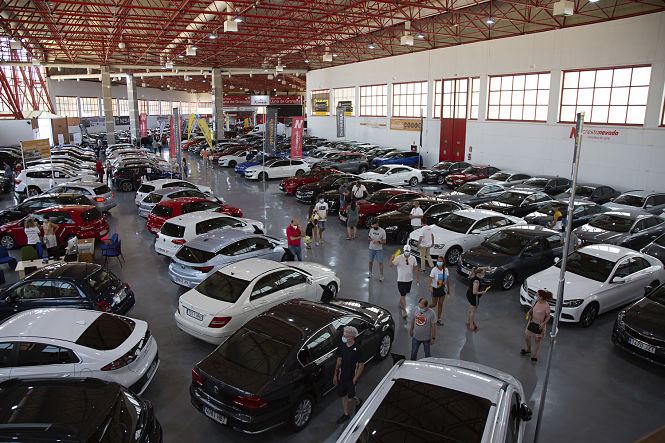 Imágenes del Salón del Vehículo de Ocasión celebrado este fin de semana en Fermasa.(FERMASA)