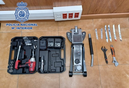 Instrumental incautado (POLICÍA NACIONAL) 