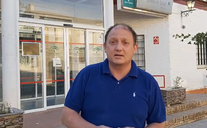 El portavoz de Podemos en el Ayuntamiento de Iznalloz, José Rodríguez (PODEMOS) 