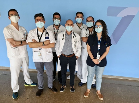 Profesionales de Medicina Interna que han recibida el galardón (HUSC)