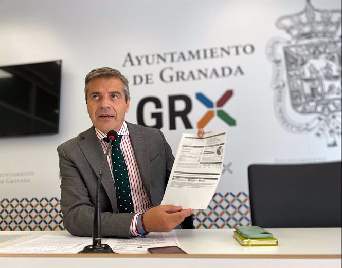 El portavoz del PP en el Ayuntamiento de Granada, César Díaz, en una imagen de archivo. (PP)