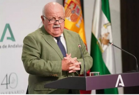El consejero andaluz de Salud y Familias, Jesús Aguirre , en una foto de archivo (JUNTA DE ANDALUCÍA)