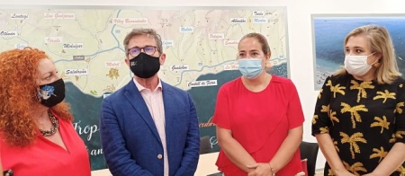 Imagen de la visita a la Mancomunidad de la Costa Tropical (JUNTA) 