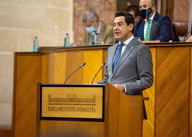 El presidente de la Junta de Andalucía, Juanma Moreno (EDUARDO BRIONES - EUROPA PRESS) 