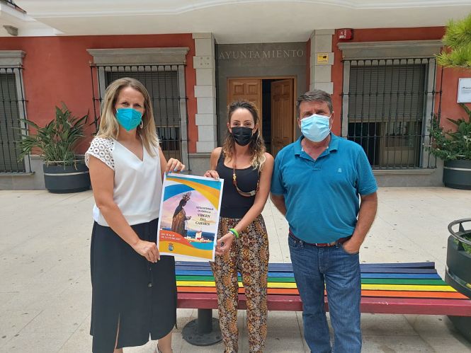 Presentación delc artel de las fiestas (AYTO. GUALCHOS - CASTELL DE FERRO)