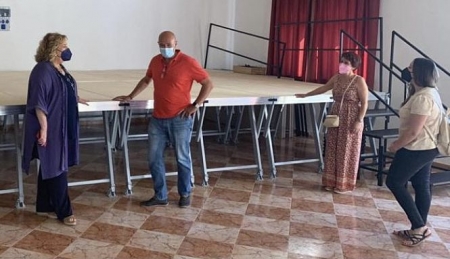 Imagen de la visita a Colomewra (DIPUTACIÓN)