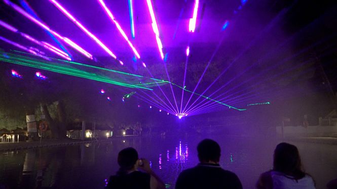 Show de luces en el Geoparque (DIPUTACIÓN) 