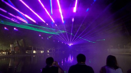 Show de luces en el Geoparque (DIPUTACIÓN) 