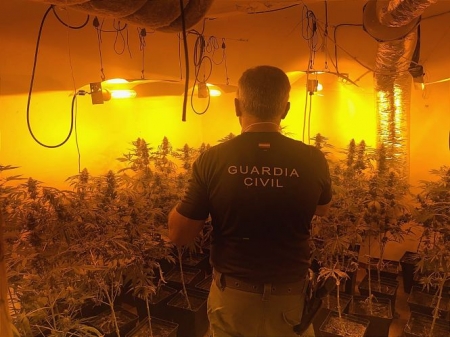 Uno de los centros desarticulados (GUARDIA CIVIL) 